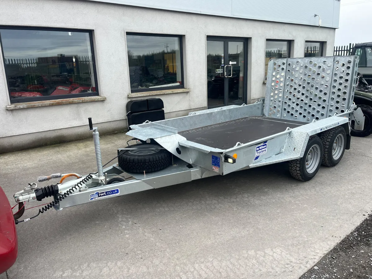 New Ifor Williams Plant Trailer 10' x 5'4" Beaver - Image 2