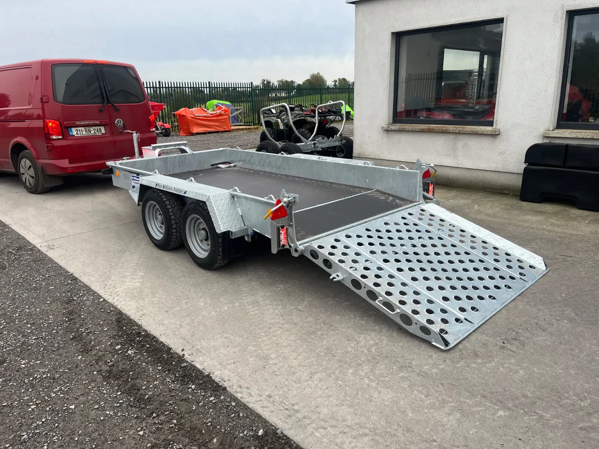 New Ifor Williams Plant Trailer 10' x 5'4" Beaver - Image 4