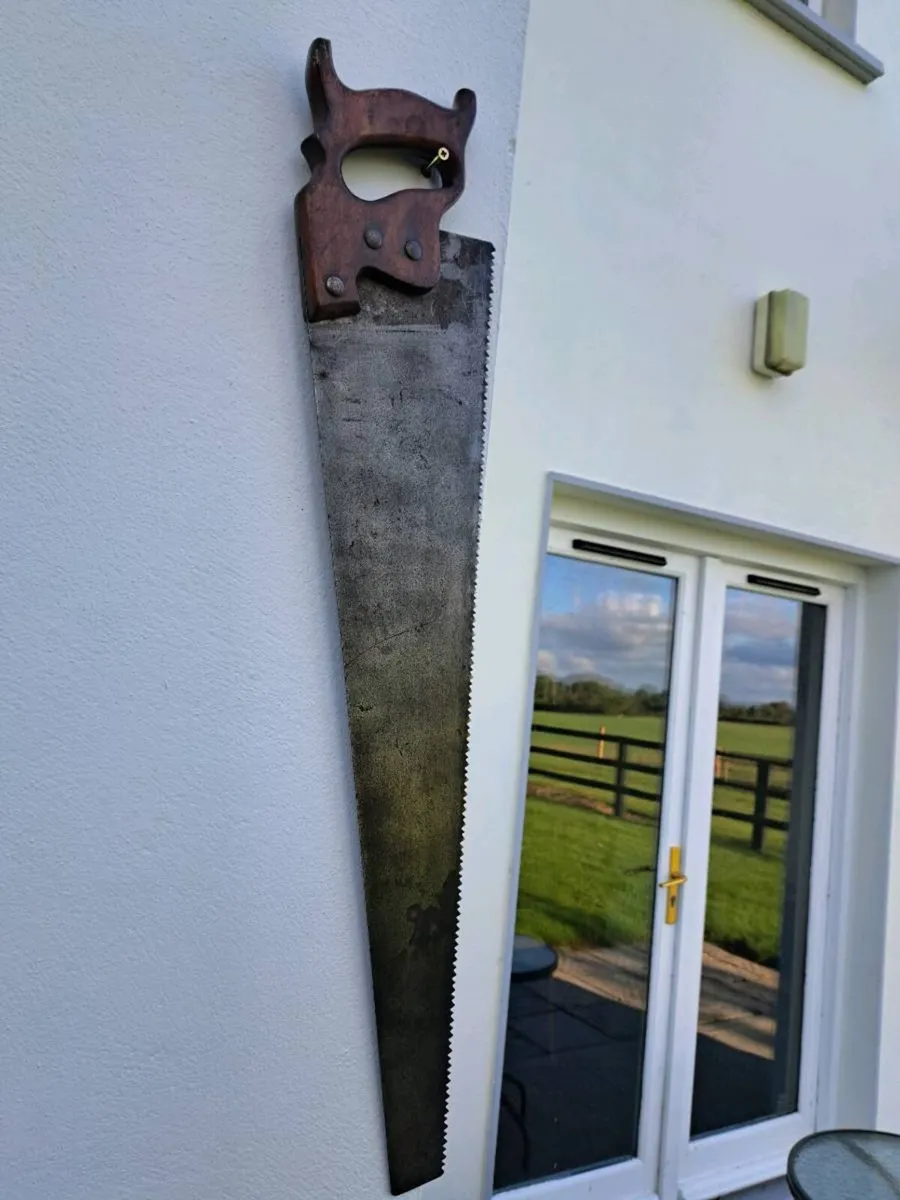 Old original hand saw