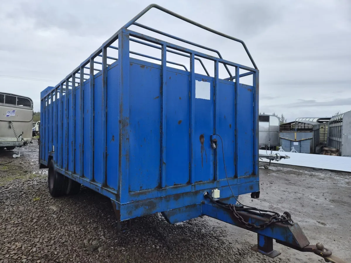 Tractor cattle trailer 16x7 - Image 2