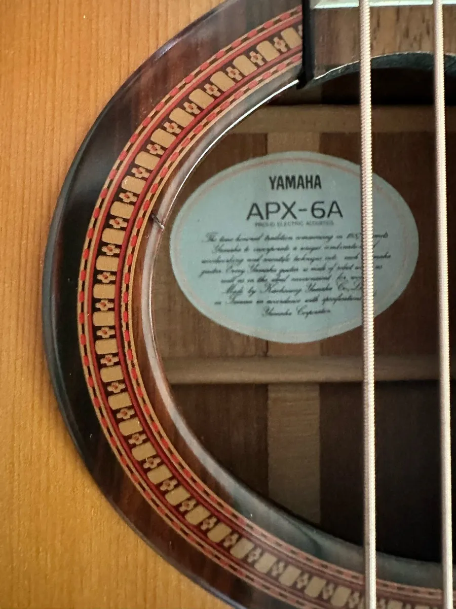 Yamaha APX-6A Acoustic Guitar - Image 2