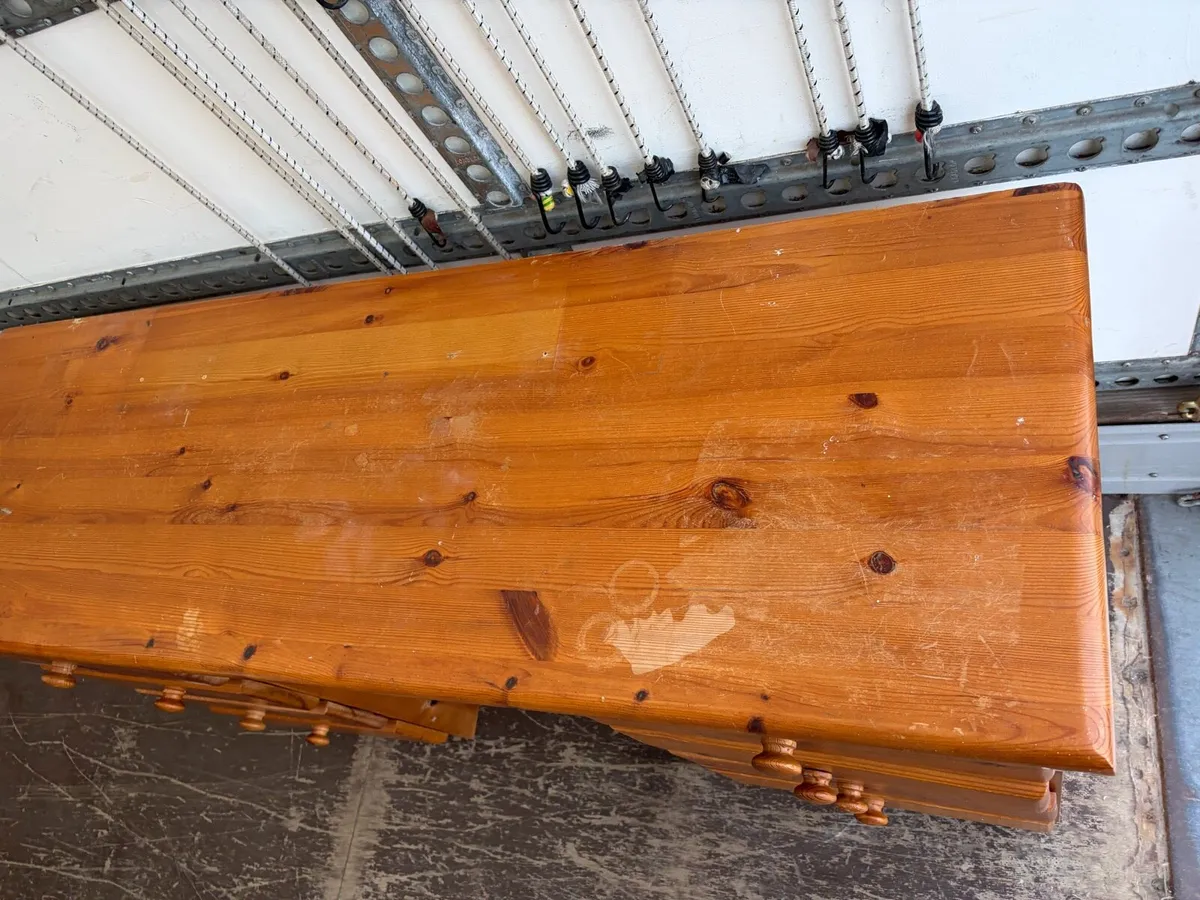 solid wooden study desk - Image 3
