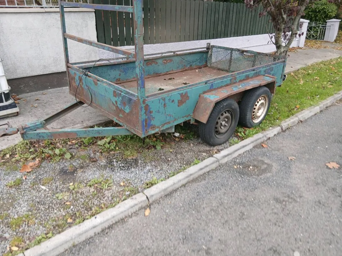 9X5 FACTORY BUILDERS TRAILER - Image 1