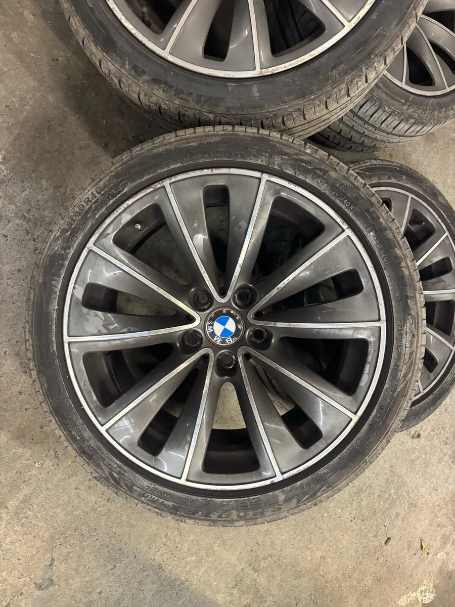 Bmw wheels r18 good tyres - Image 3