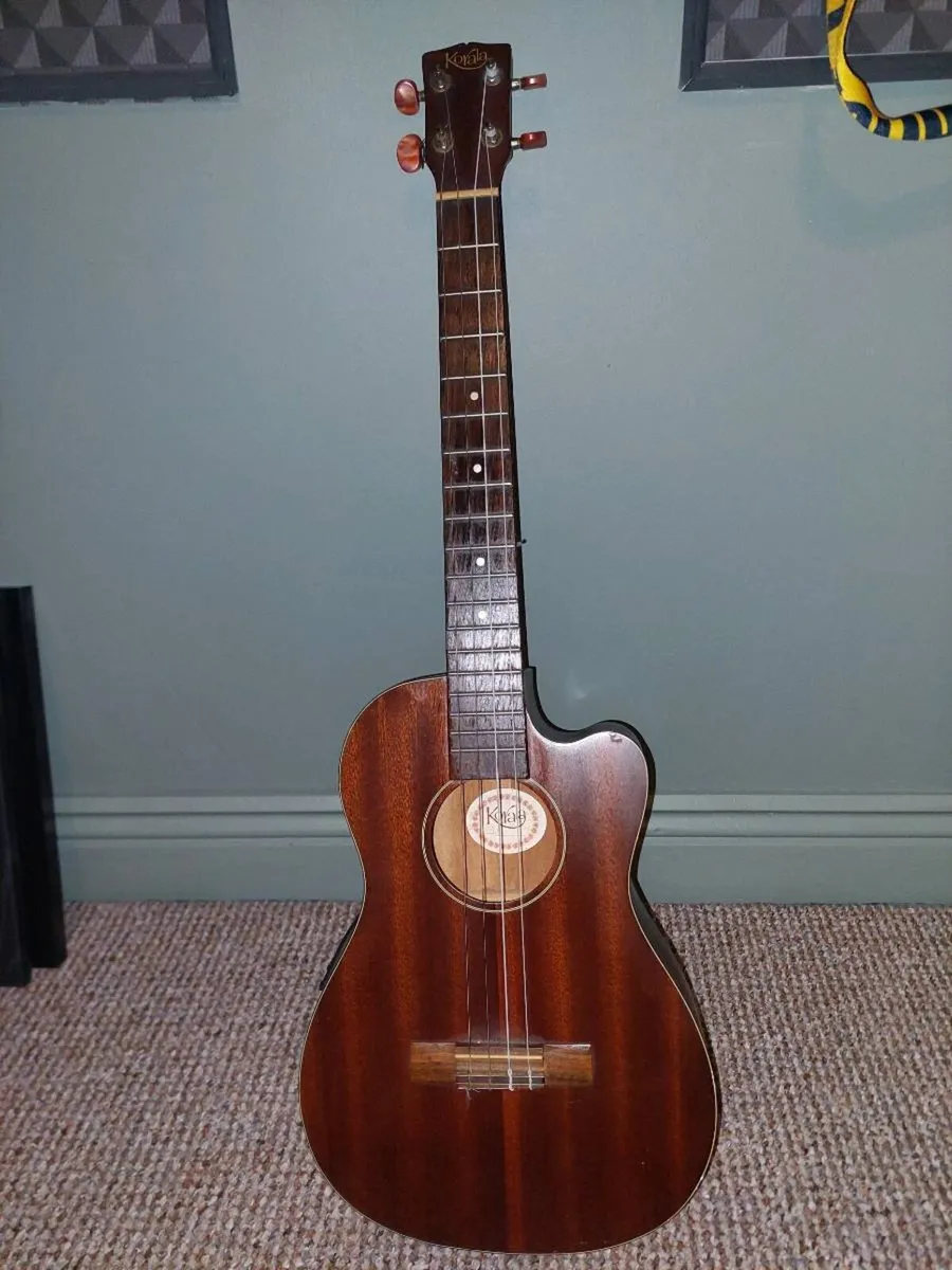 korala baritone ukulele semi acoustic - Image 1