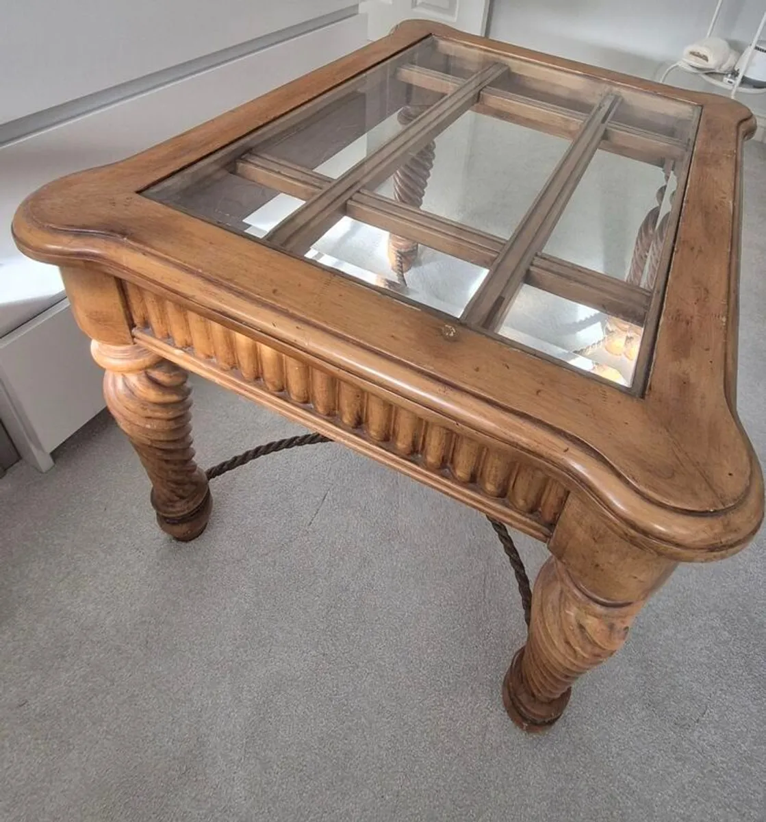 Coffee Table with Glass Top - Image 3