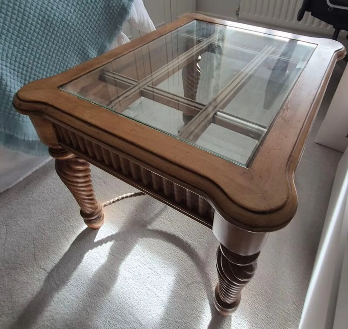 Coffee Table with Glass Top - Image 4