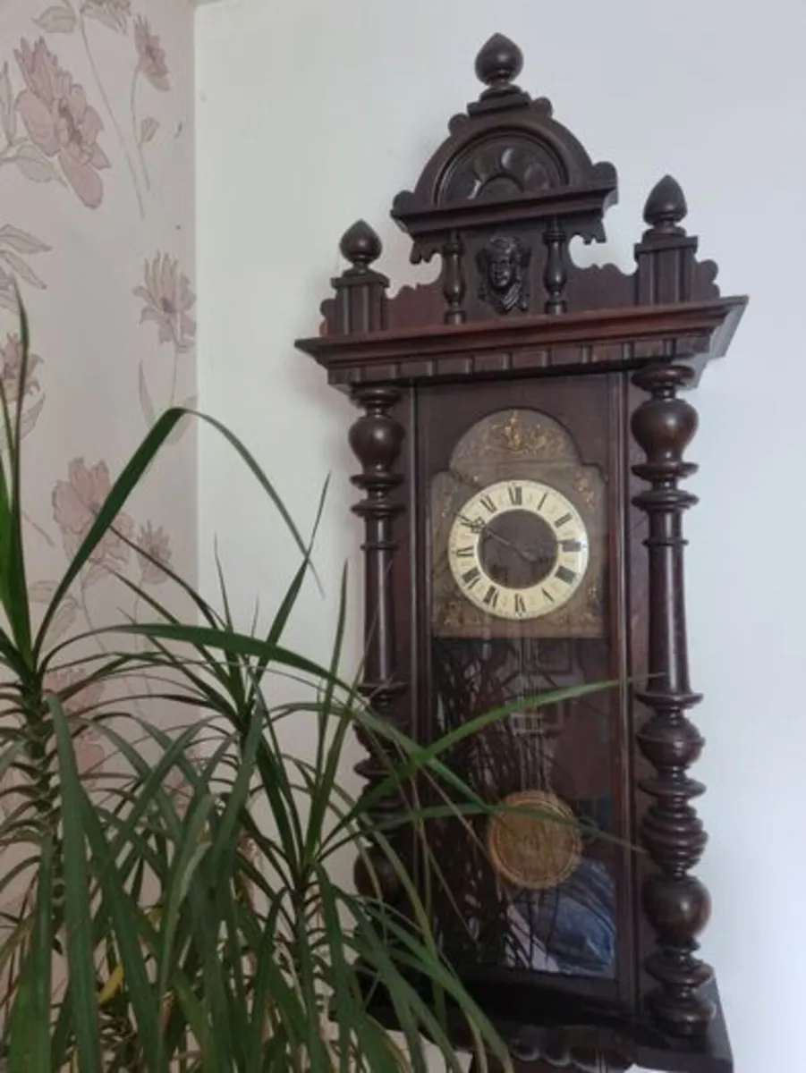 German wall clock Gustav Becker - Image 4