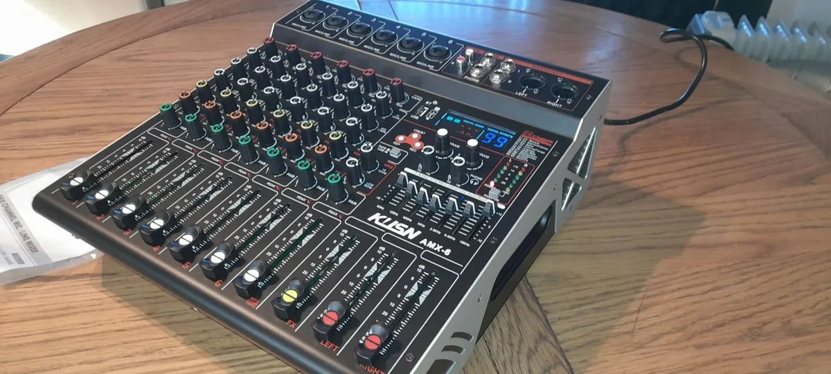 600w 6channel powered pa desk made by dynacord - Image 2