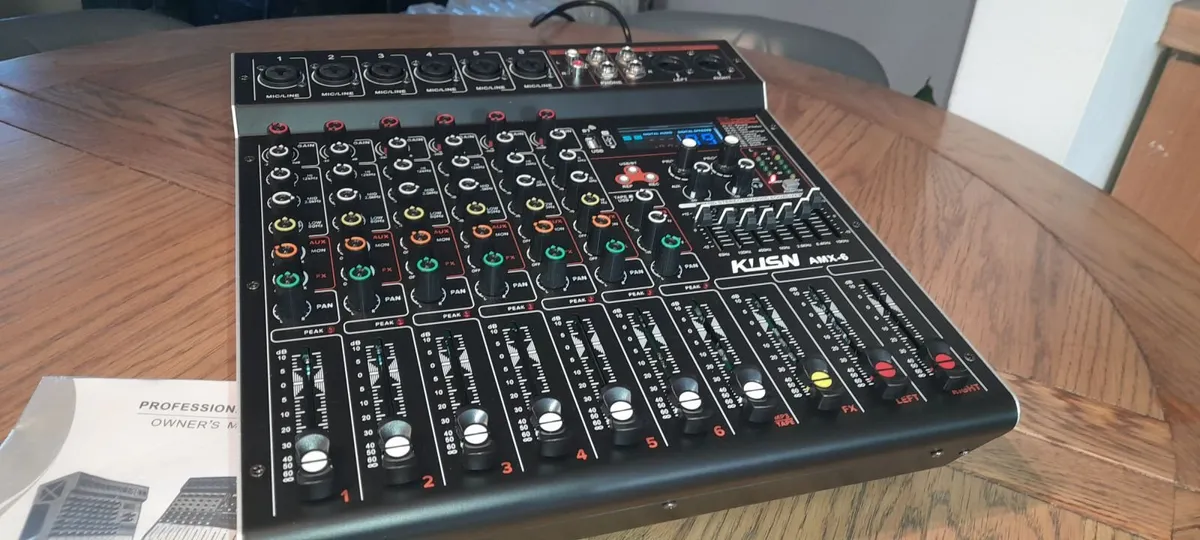 600w 6channel powered pa desk made by dynacord - Image 3