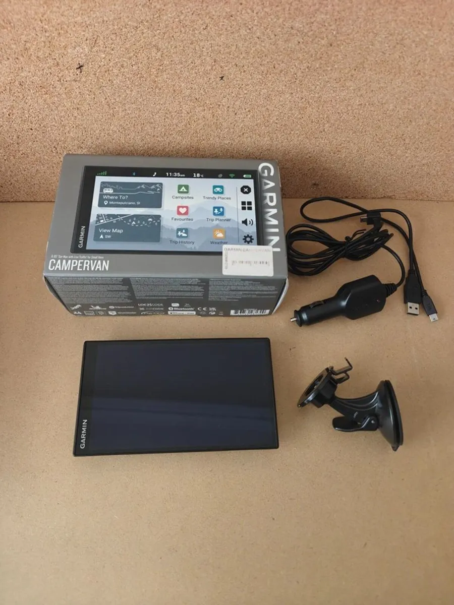 Garmin CamperVan sat nav - Eircodes - Europe 2027 - Image 1