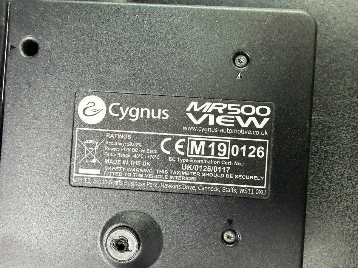 MIRROR CYGNUS TAXI METER PRINTER FOR SALE - Image 1