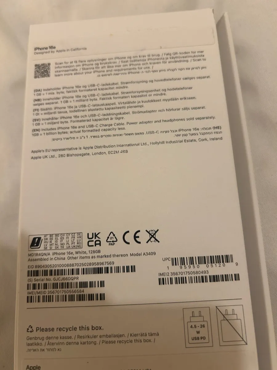 New iPhone 16e 128GB - Image 2
