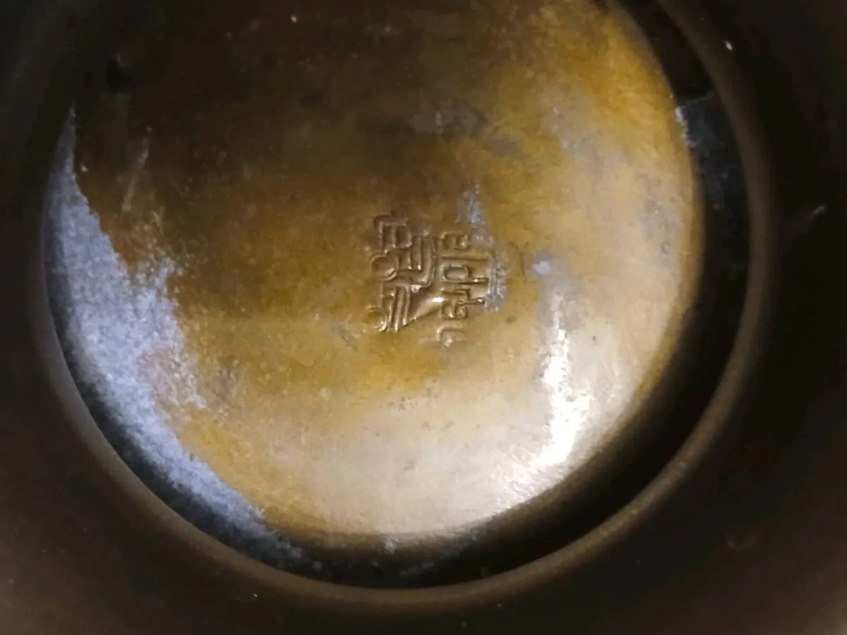 Antique Edwardian Beldray brass jardiniere - Image 4