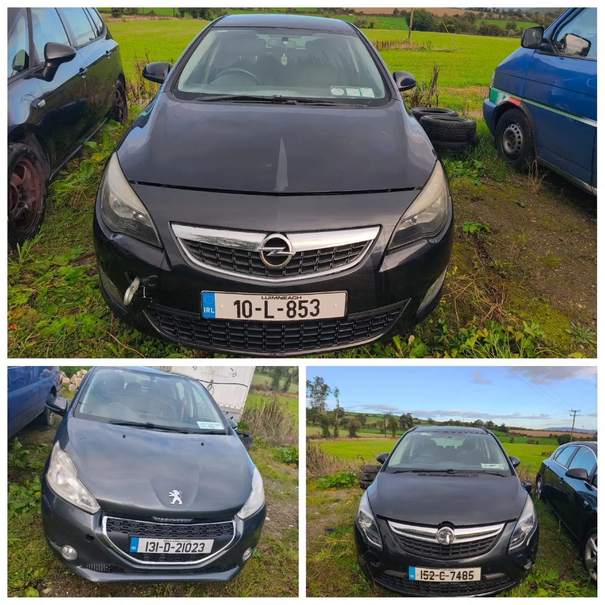 3 Cars Peugeot 208, Zafira 7 seater, Astra SRI 1.4 - Image 1