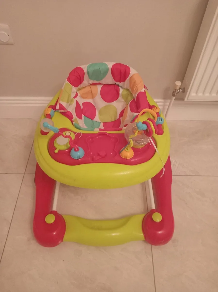 Vtech push along walker and baby walker - Image 3