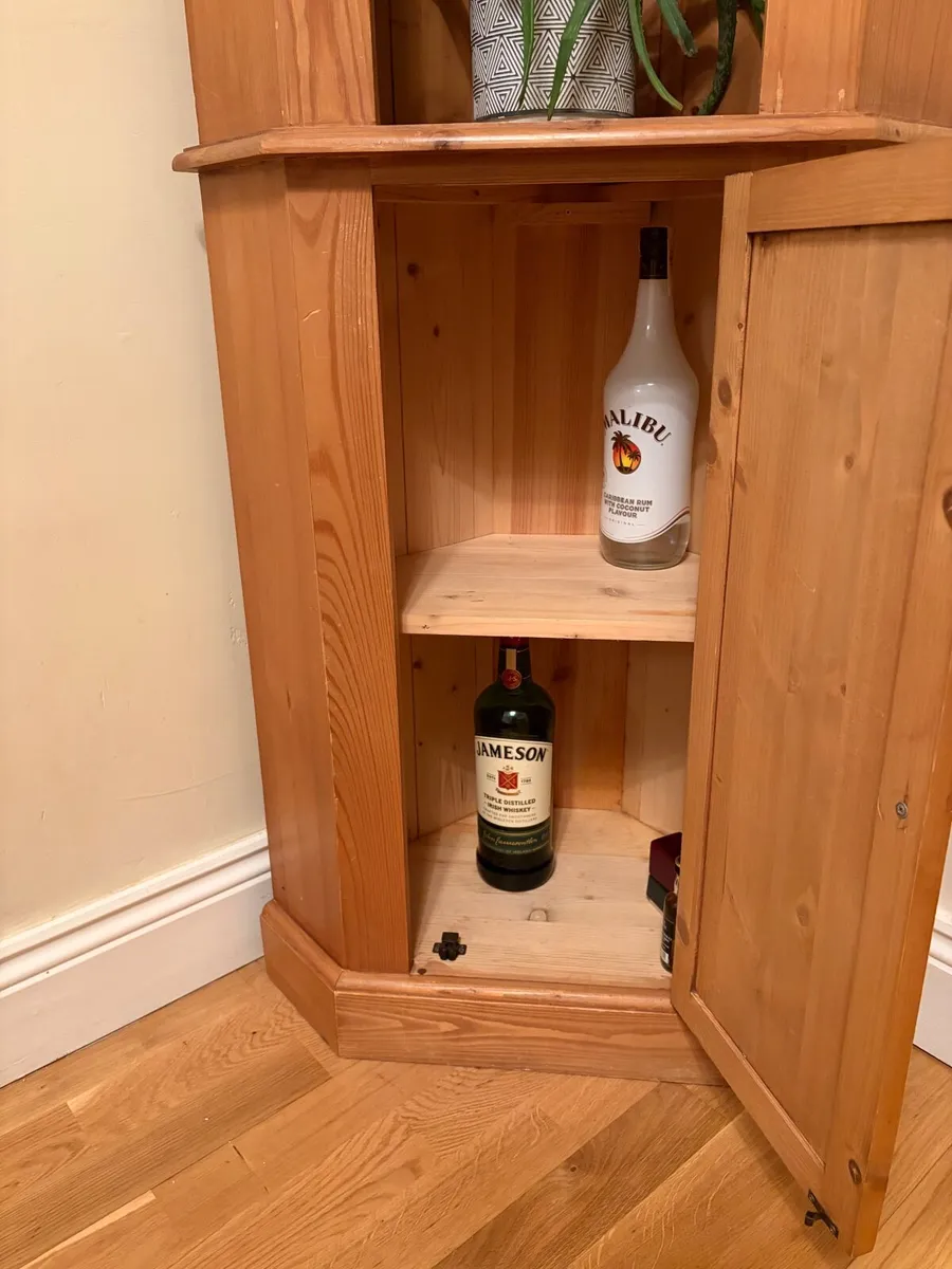 Oak corner unit with  storage - Image 4