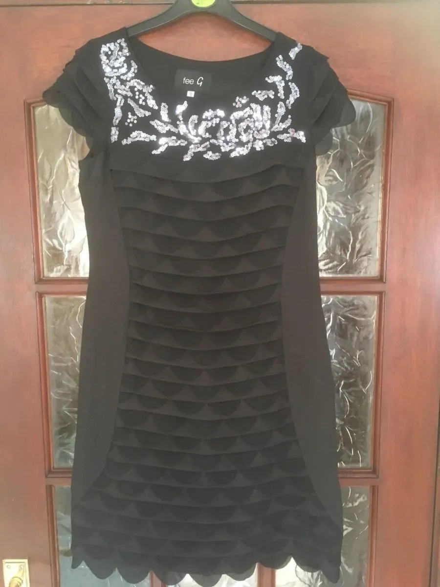 Designer Fee G Dress, Size 10, Black - Image 3