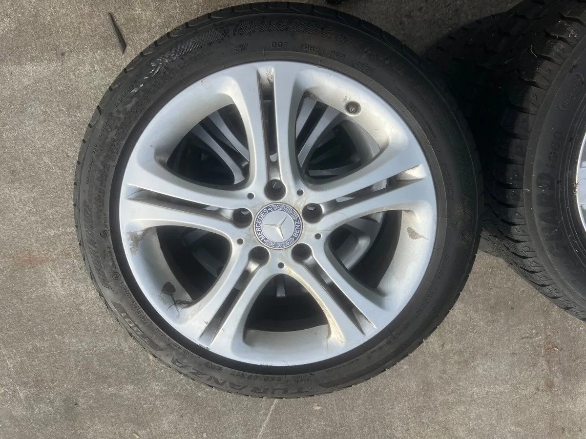 FULL SETS ALLOYS AND TYRES VW AUDI - Image 1