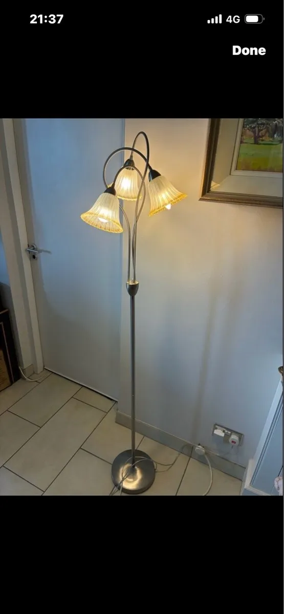Three Light Floor Lamp - Image 1