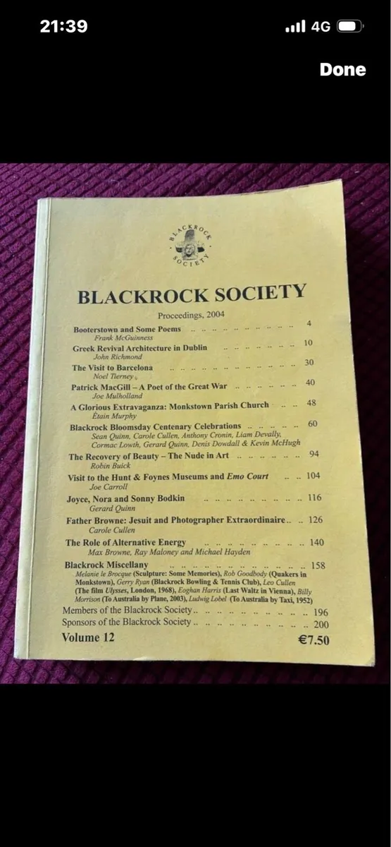 Blackrock Society 2004 - Image 1
