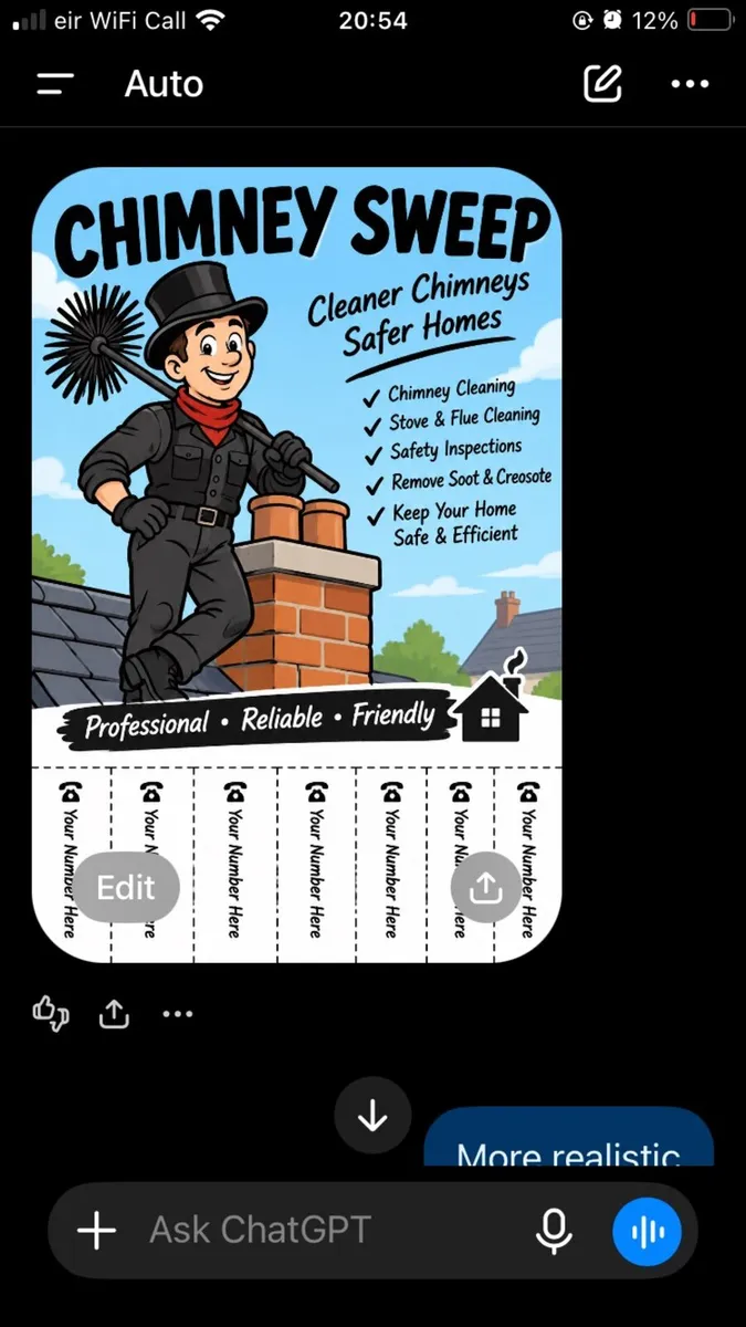 Chimney cleaning service