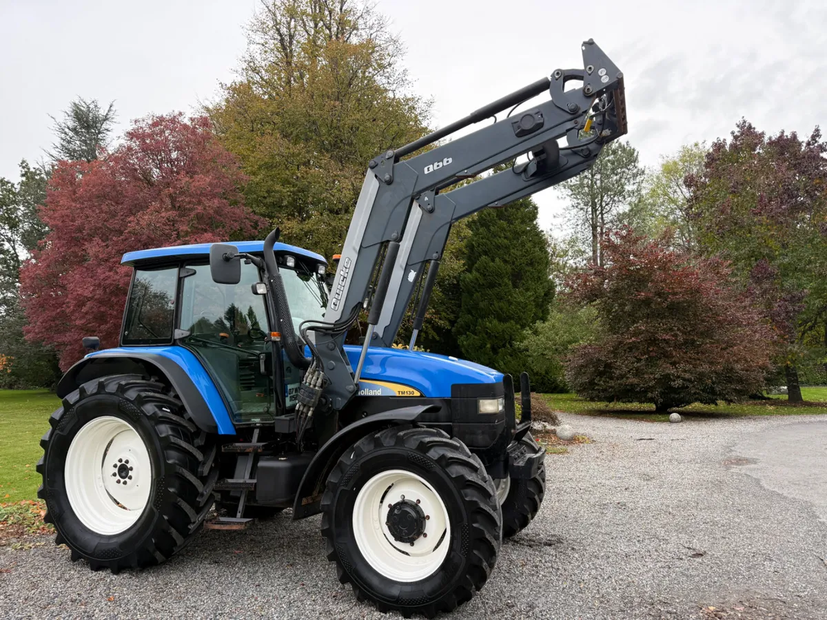 2007 New Holland TM130 P/C Q66 Quicke MINT €39950 - Image 4