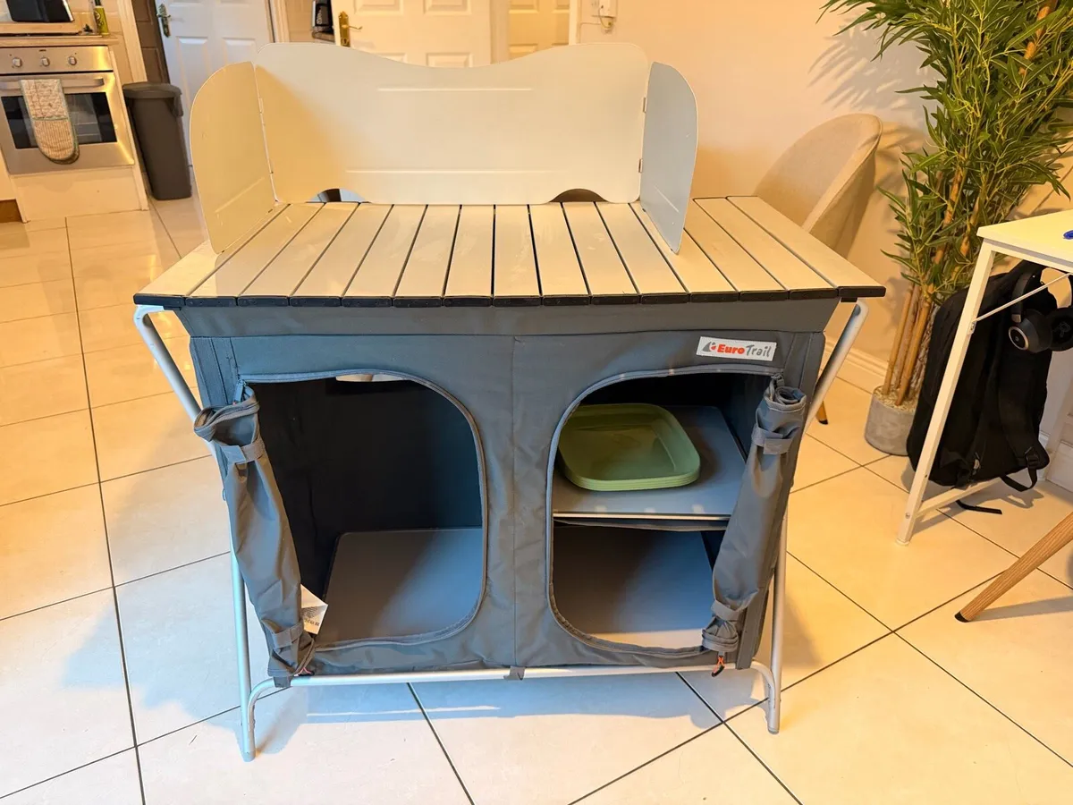 EuroTrail Folding Camping Kitchen - Image 1