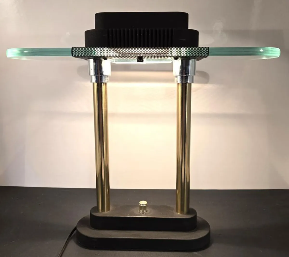 Pristine 1980s Postmodern Halogen Desk Lamp - Image 1
