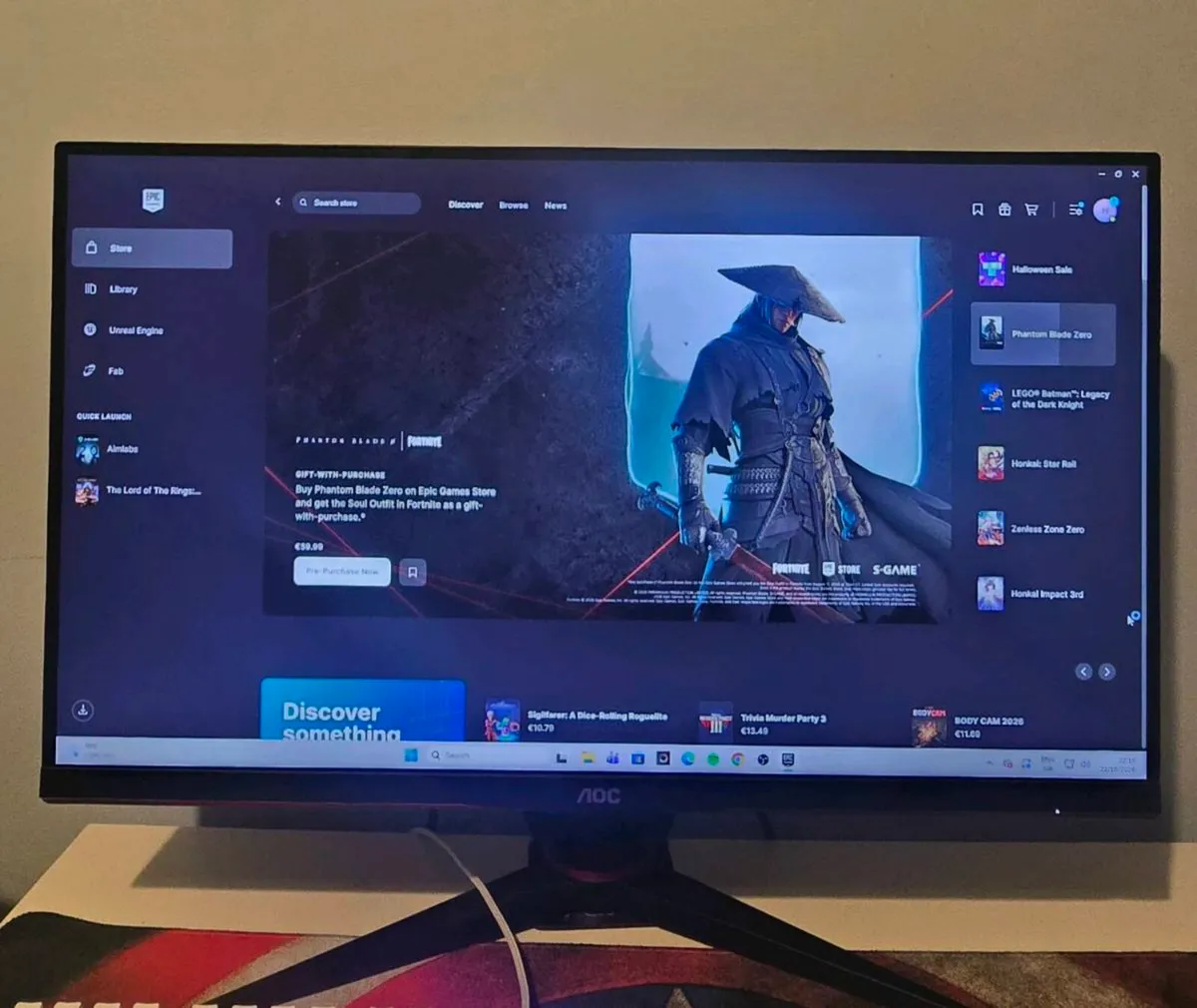 AOC 27" Gaming Monitor 165Hz 1080p (27G2SAE) - Image 2