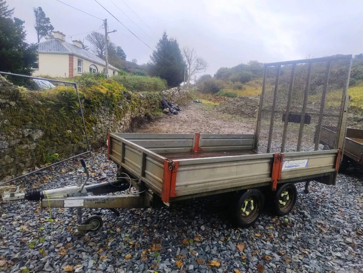 10 x 6 Indespension drop sides, builders trailer. - Image 1