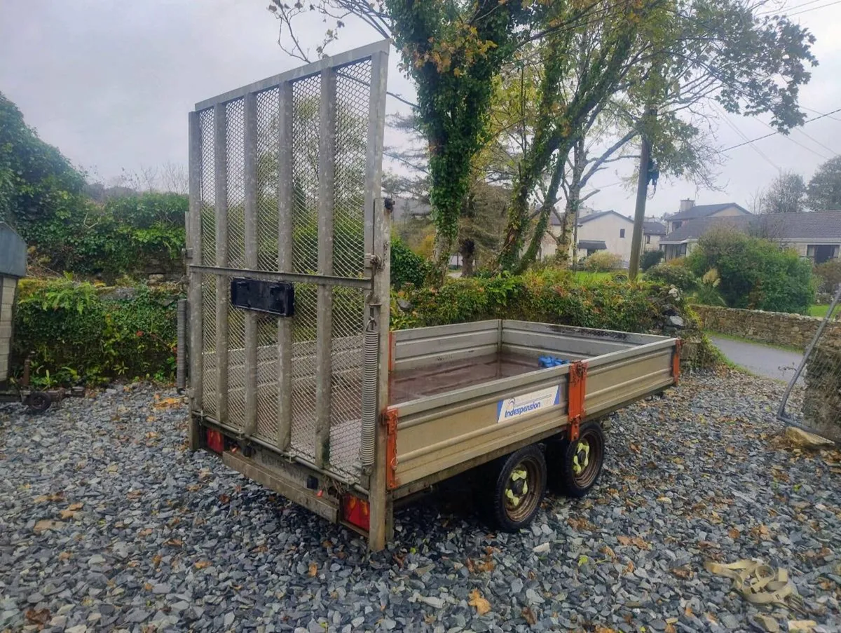 10 x 6 Indespension drop sides, builders trailer. - Image 4