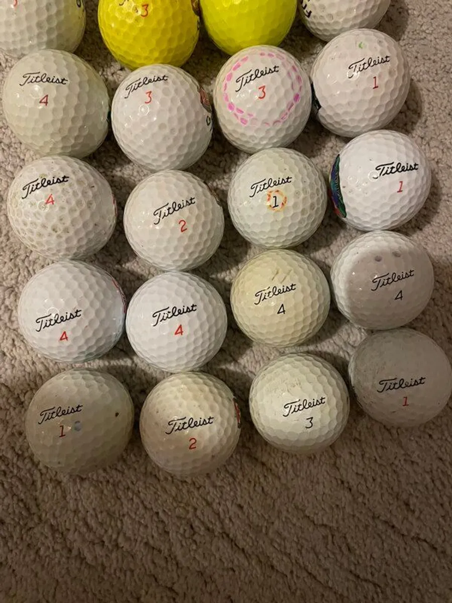 Golf balls - selected of 56 used mixed balls - Image 2