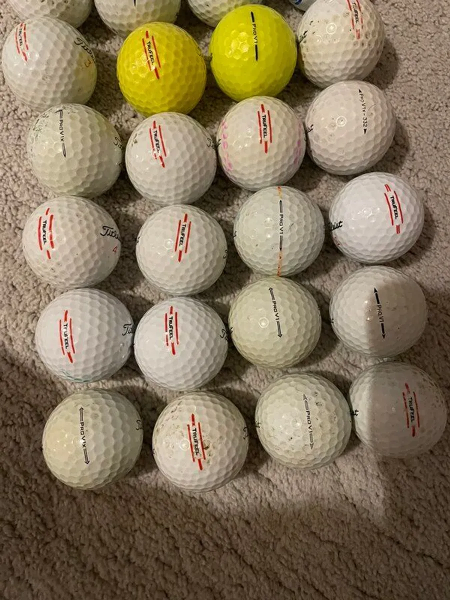 Golf balls - selected of 56 used mixed balls - Image 3