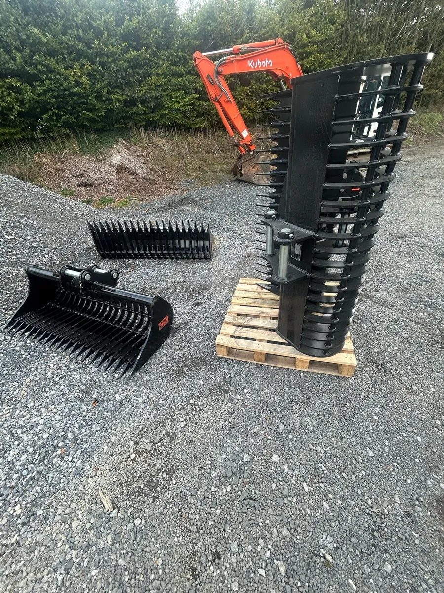 6/8T lawn rakes 45/50mm pins - Image 3