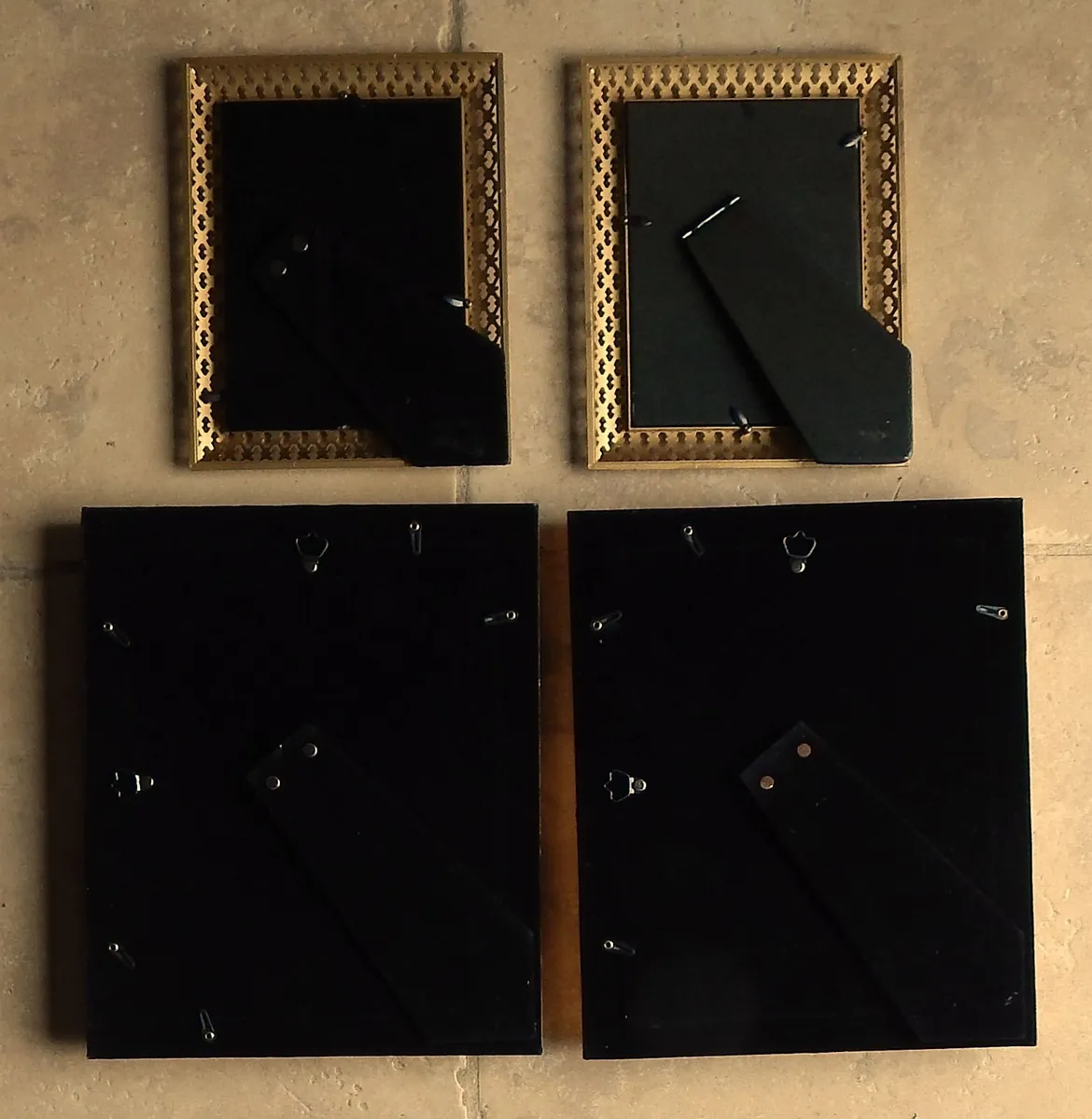 Selection of Photo Frames in Brass & Wood - Image 2