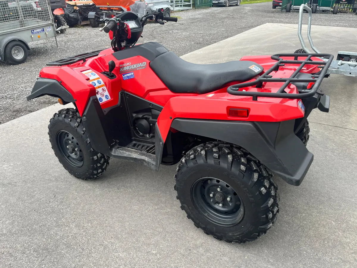 Only 183 hours !! Suzuki KingQuad 500 EPS - Image 4