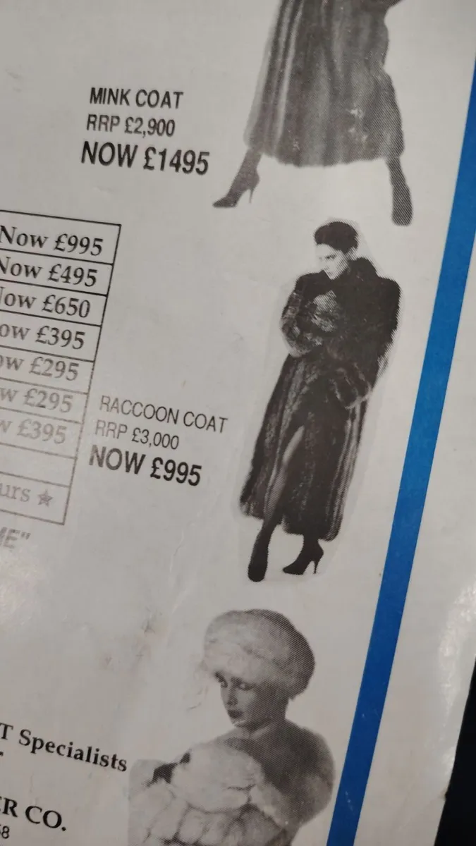 Vintage Raccoon coat, 127cm. Southern fur Co. - Image 3