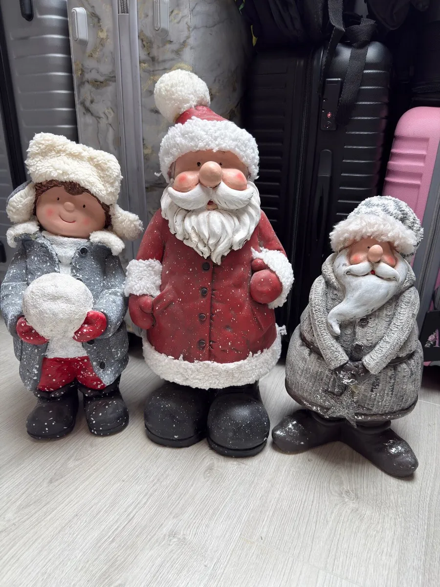 Ceramic Christmas Figured x3 - Image 1