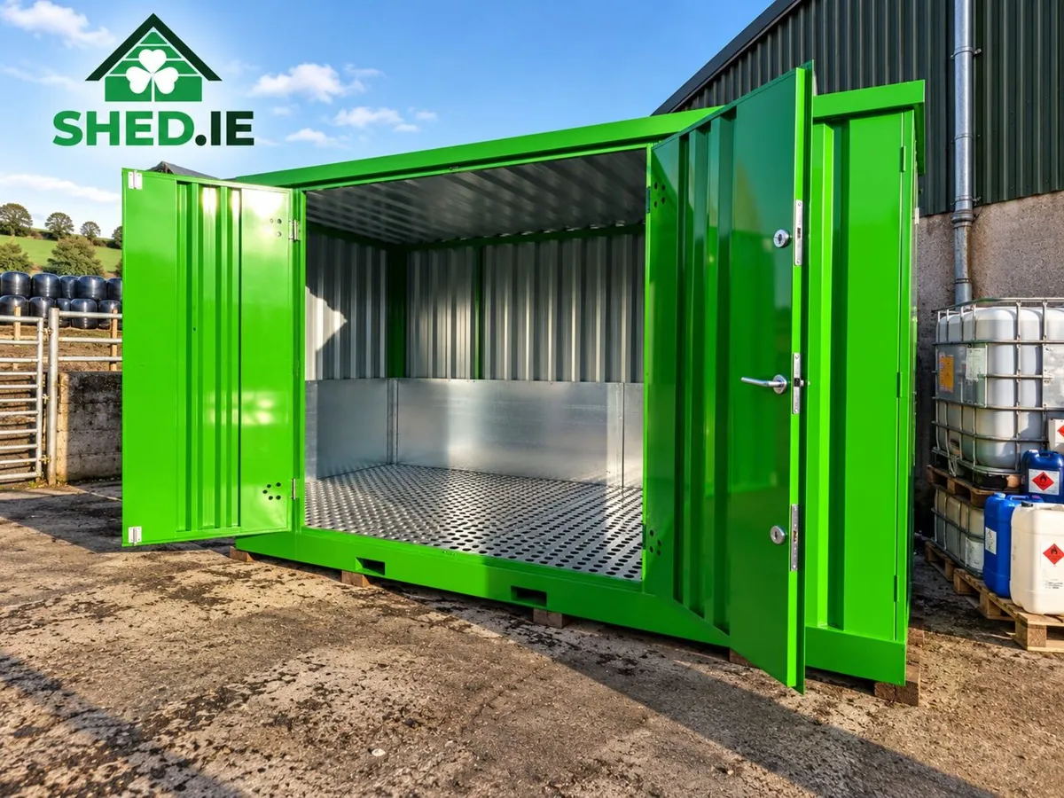 Heavy-Duty Chemical Storage Unit-Galvanised Steel - Image 1