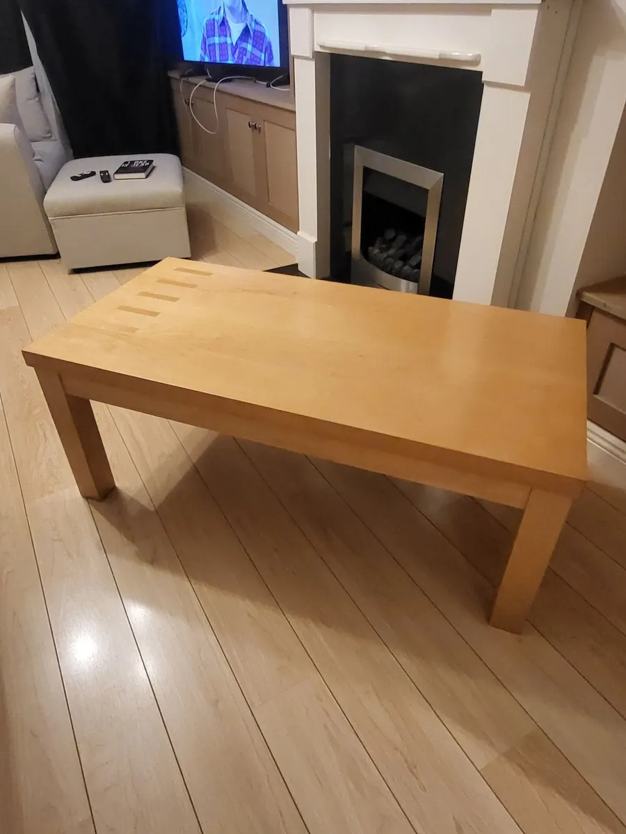 Solid Wood Living Room Table Set - Coffee Table.. - Image 2