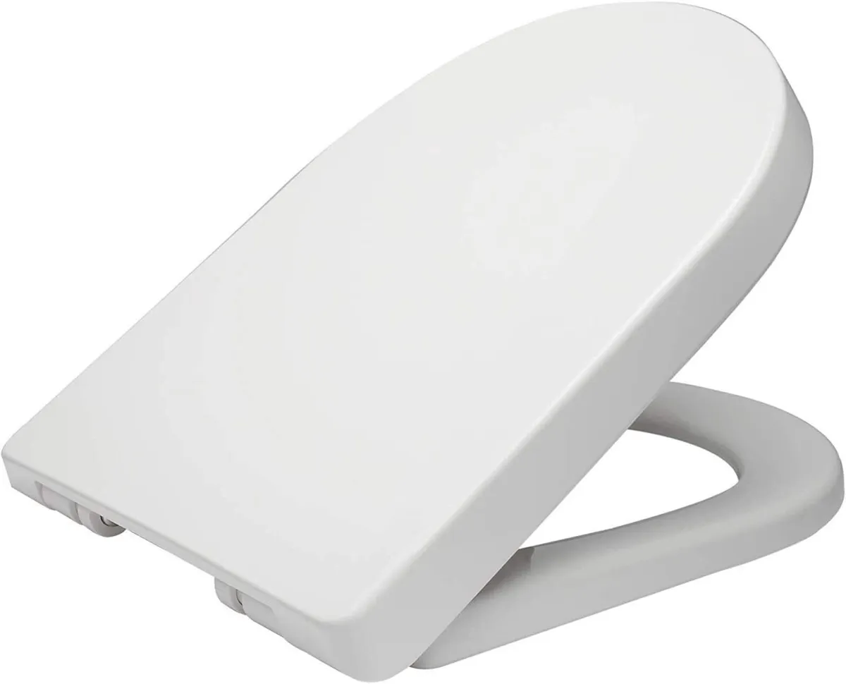 Soft Close Toilet Seat with Quiet Closing Lid - Image 2
