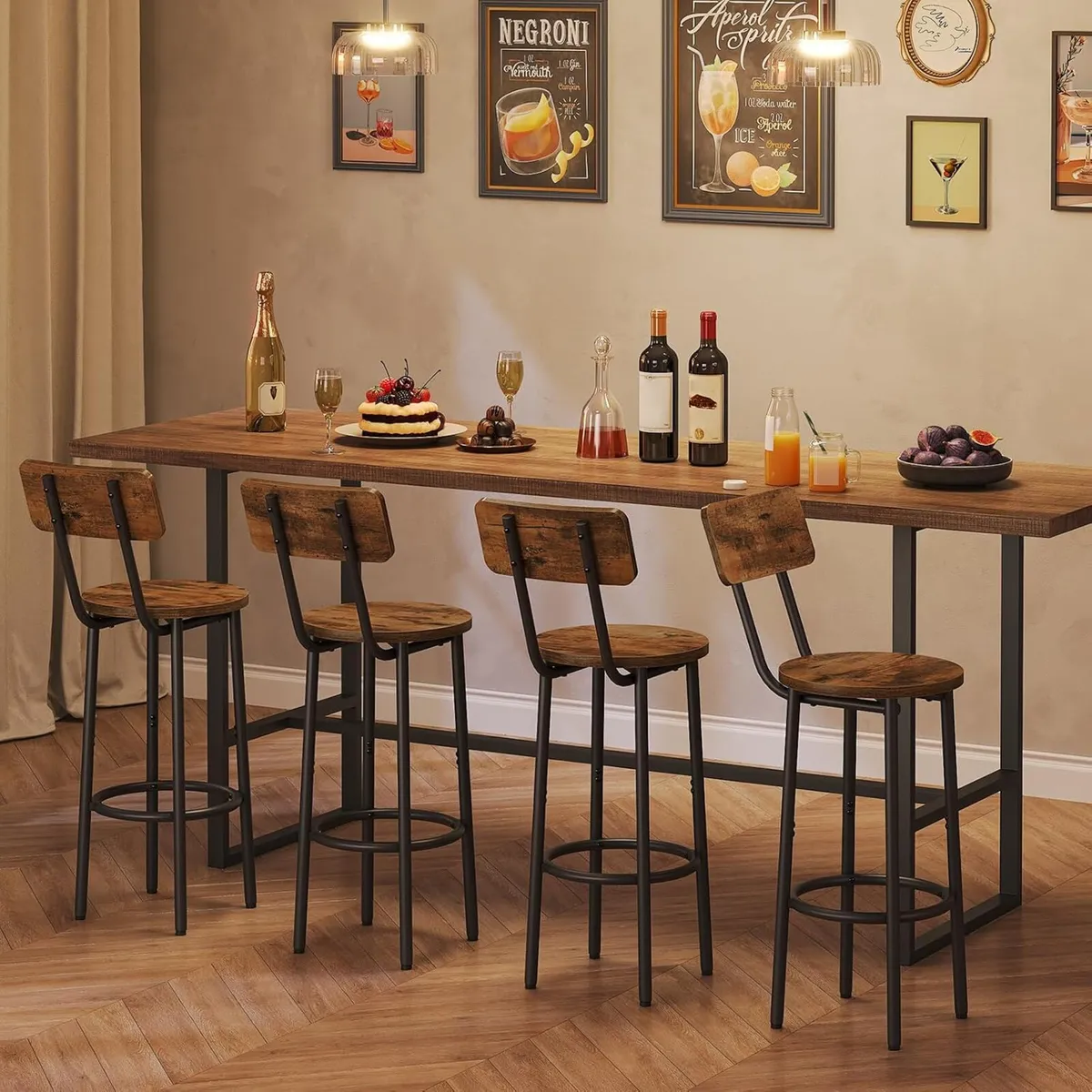 Bar Stools Breakfast Kitchen (Set of 2) - Image 2