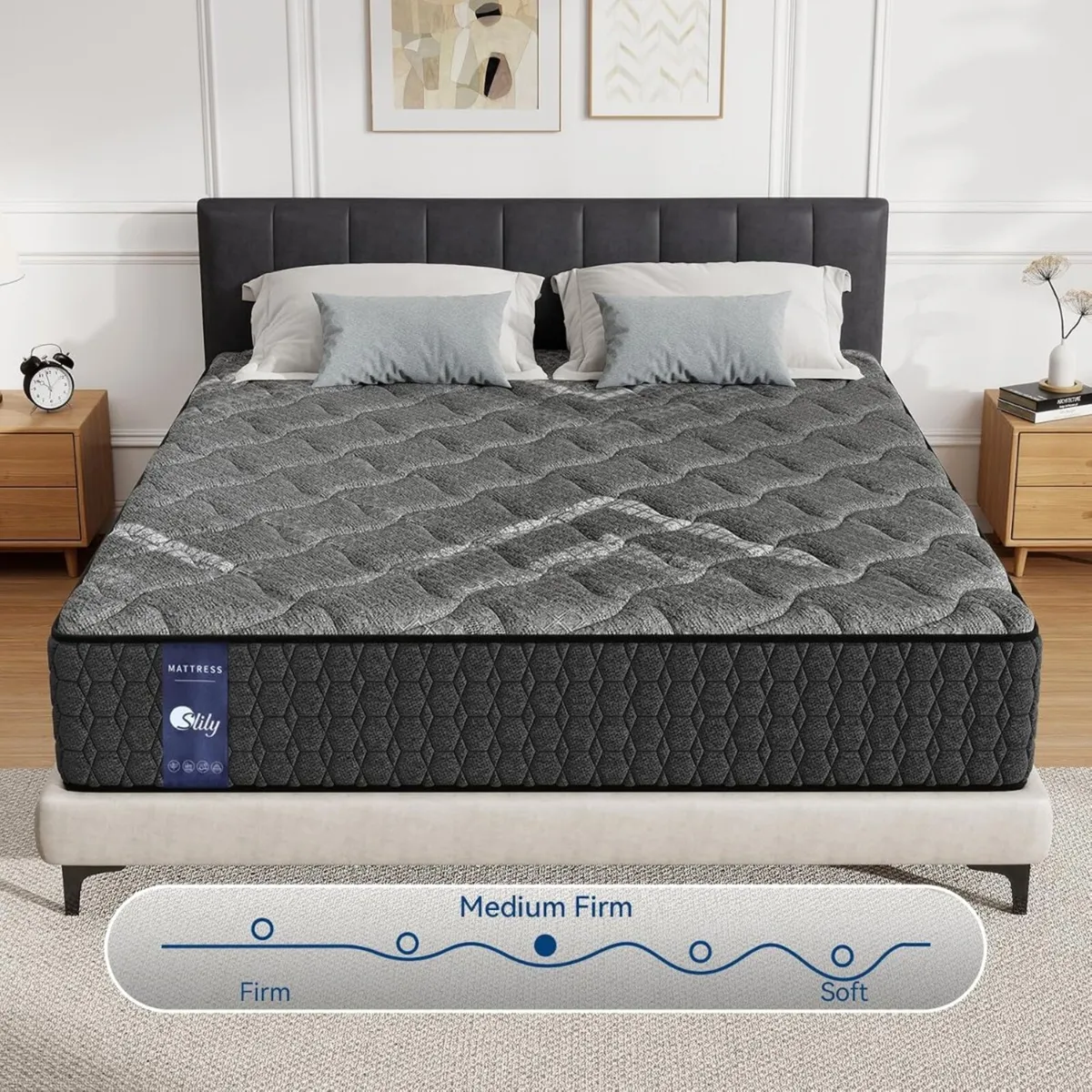 Mattress Medium Firm Hybrid Memory Foam Mattresses - Image 2