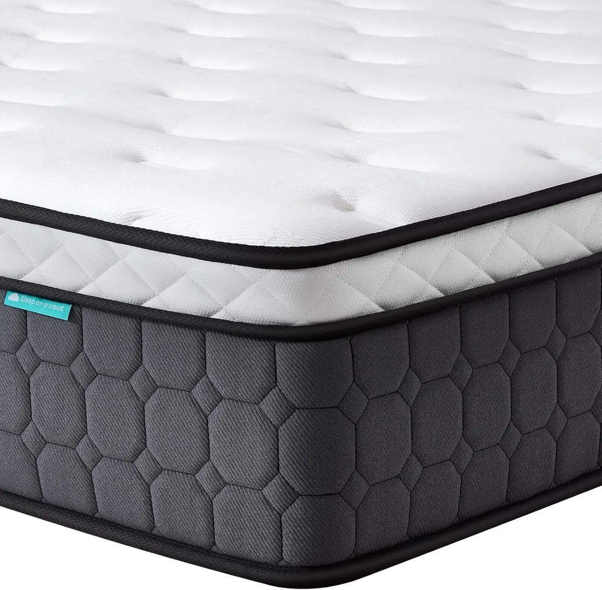Mattresses 12inch Hybrid Pocket Sprung Guest Bed - Image 1
