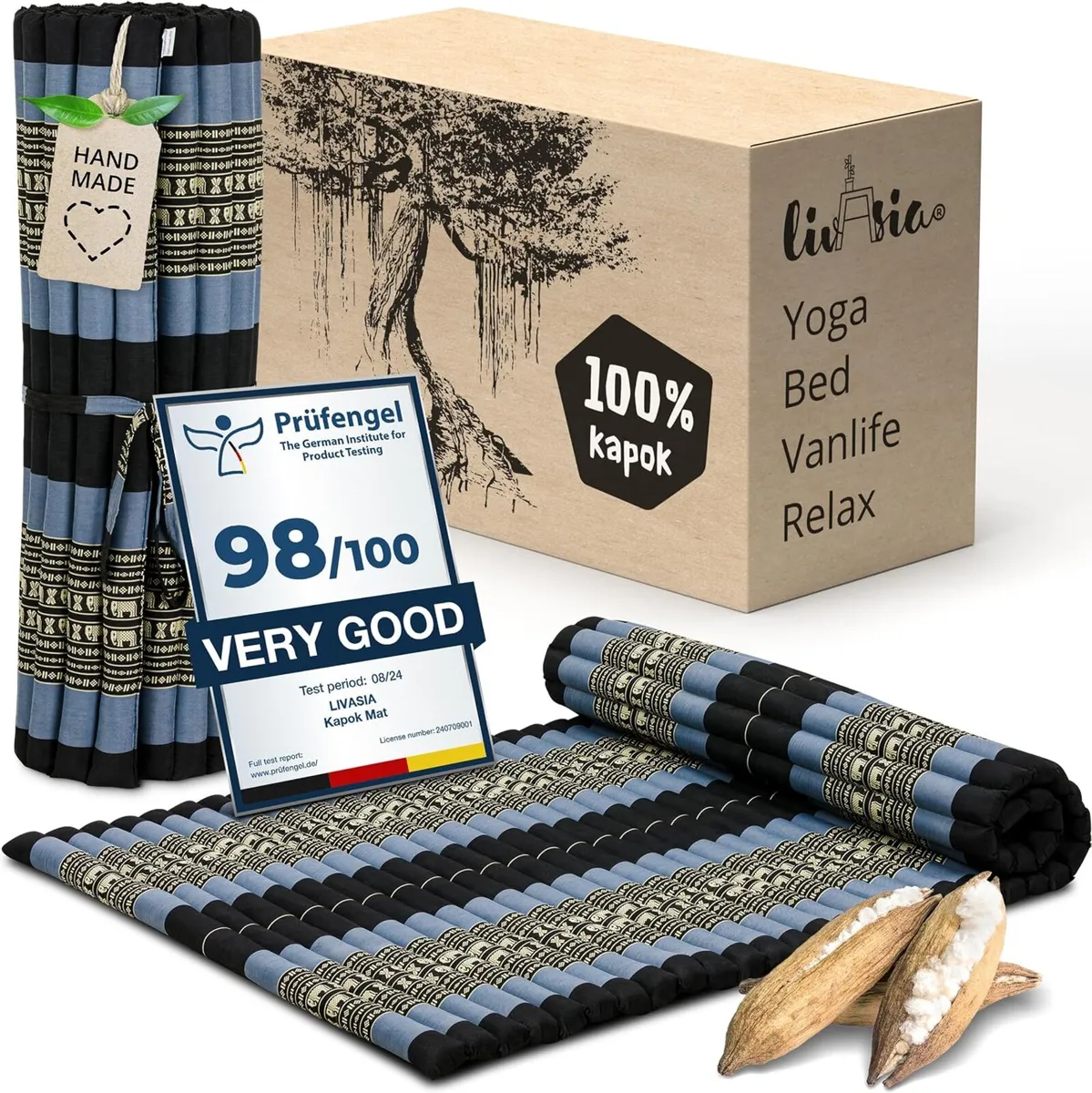 Mat Mattress L Wide Comfortable 79x43x1.8″ Guest - Image 1