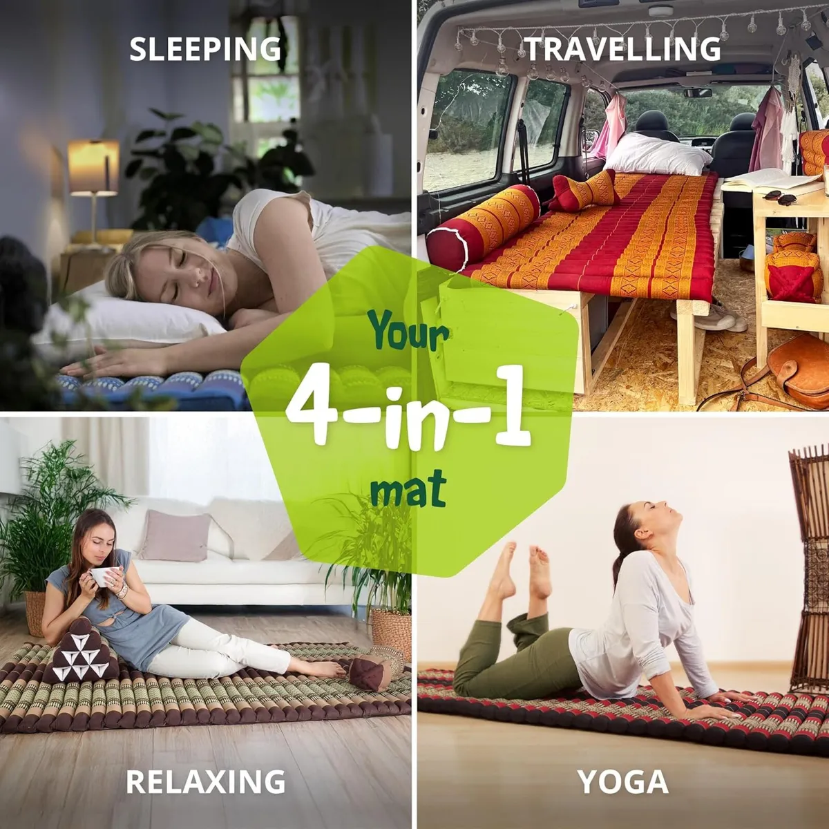 Mat Mattress L Wide Comfortable 79x43x1.8″ Guest - Image 3