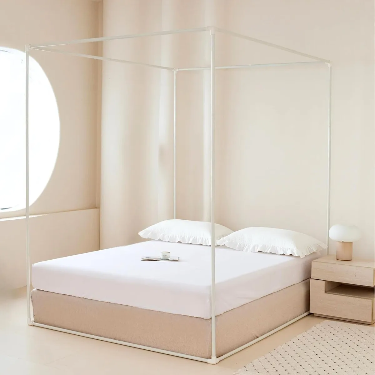 Bed Frame W150xl200xh200CM Four Corners Post - Image 1