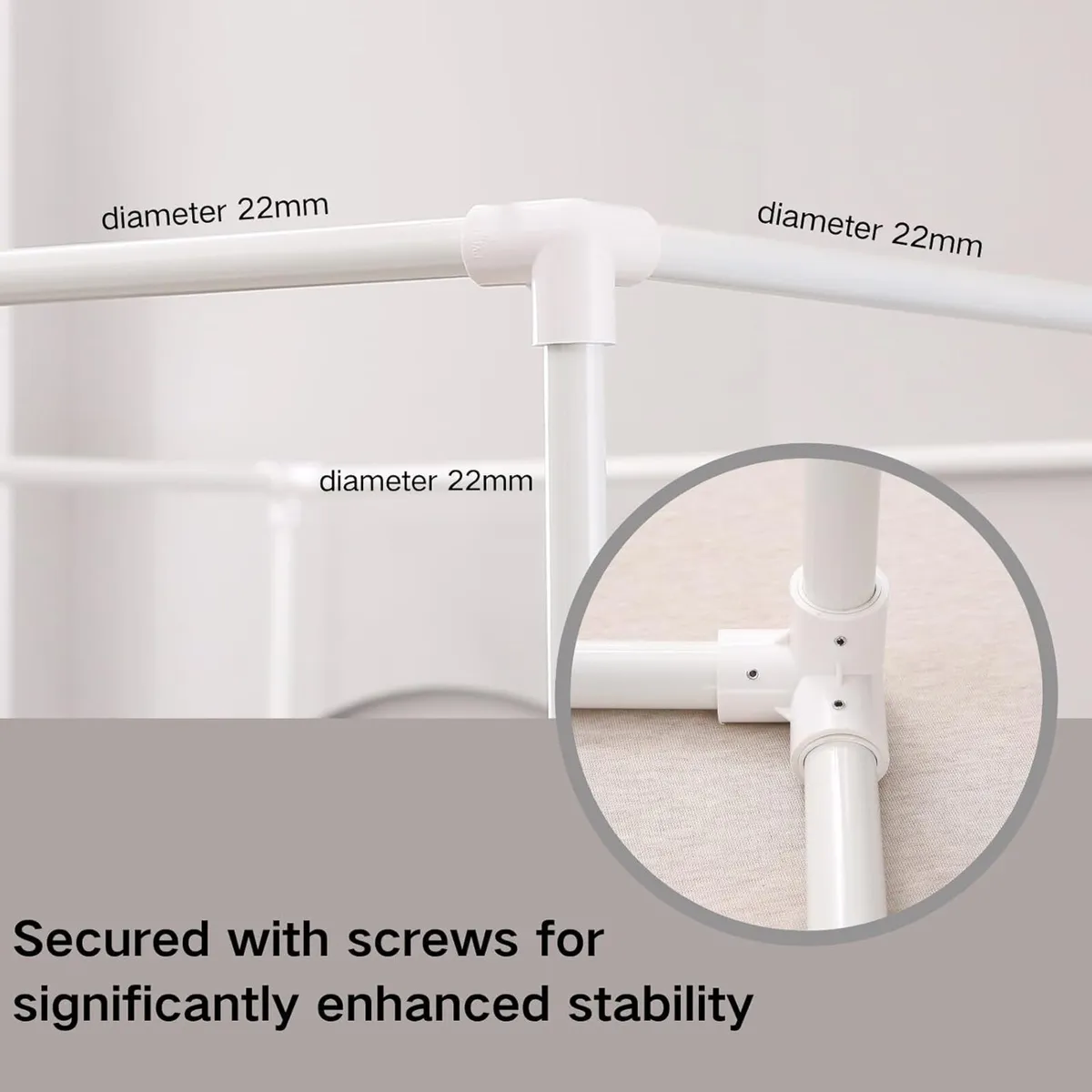Bed Frame W150xl200xh200CM Four Corners Post - Image 3