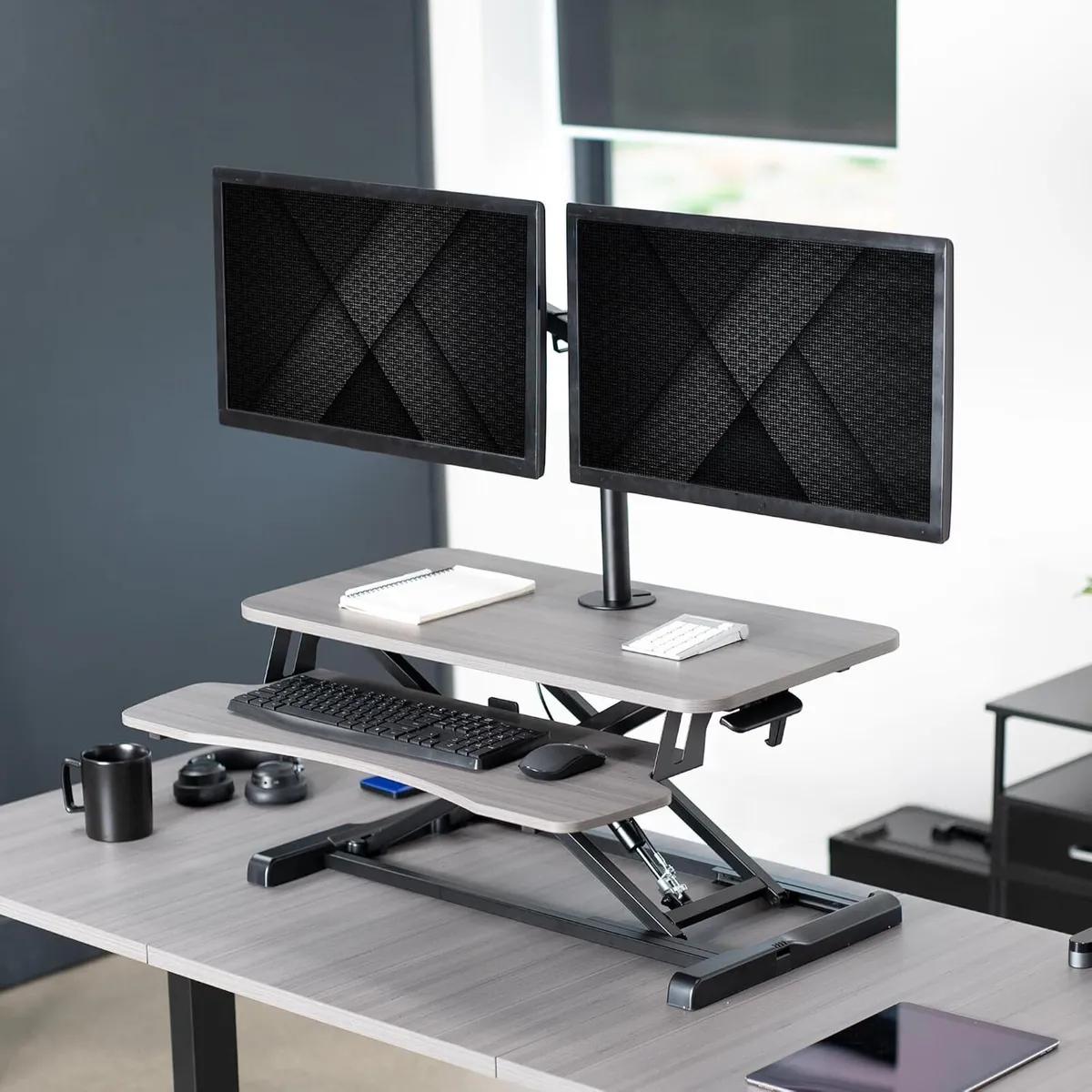 Adjustable 81CM Standing Desk Converter - Image 2
